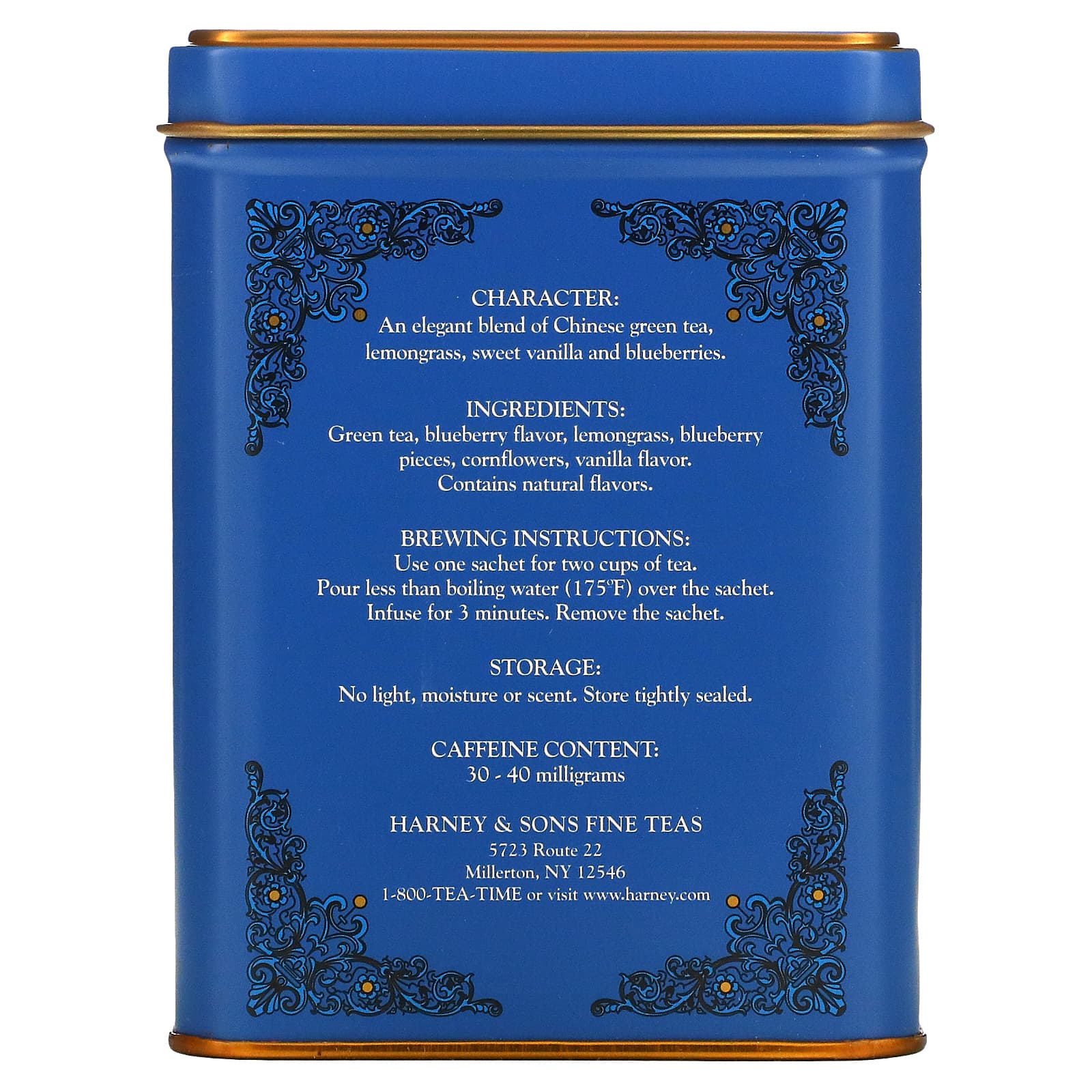 Harney & Sons, Чайная Смесь HT,  Голубики, 20 пакетиков, по 1,4 унции (40 г)