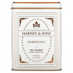 Harney & Sons, Дарджилинг, 20 чайных пакетиков, 1.4 унции (40 г)