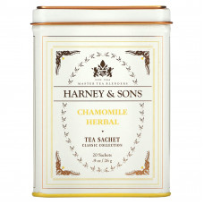 Harney & Sons, Качественные сорта чая, ромашковый травяной чай, 20 саше, 26 г (0,9 унции)