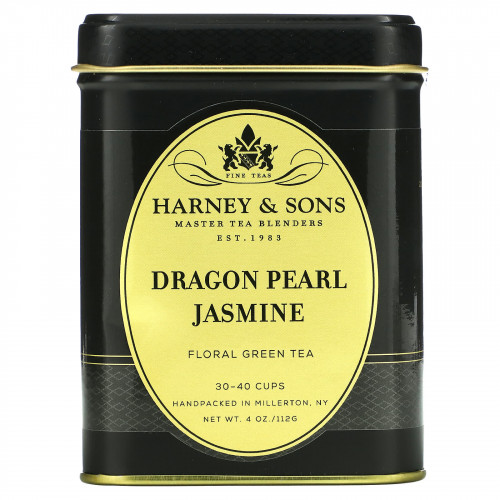 Harney & Sons, Dragon Pearl, чай с жасмином, 112 г (4 унции)