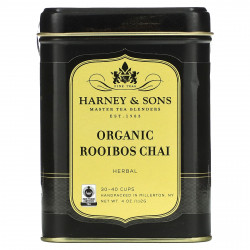 Harney & Sons, Organic Rooibos Chai, травяной чай, 4 унции (112 г)