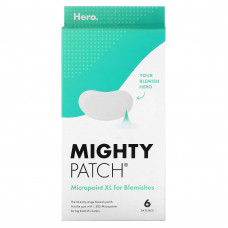 Hero Cosmetics, Mighty Patch, Micropoint XL для устранения высыпаний, 6 патчей