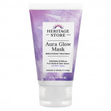 Heritage Store, Aura Glow Beauty Mask, для всех типов кожи, 59 мл (2 жидк. Унции)