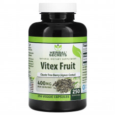 Herbal Secrets, Vitex Fruit, 400 мг, 250 растительных капсул