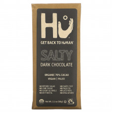 Hu, черный шоколад с солью, 60 г (2,1 унции)