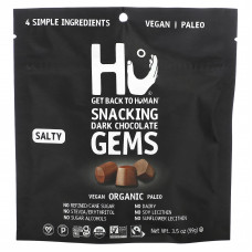 Hu, Snacking Gems, темный соленый шоколад, 99 г (3,5 унции)