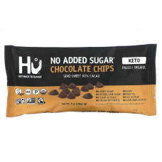Hu, Шоколадная крошка без добавления сахара, полусладкое 60% какао, 198 г (7 унций)