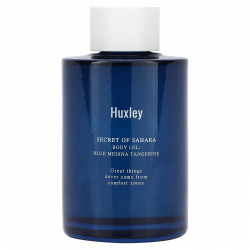 Huxley, Secret of Sahara Body Oil, мандарин с голубой мединой, 100 мл (3,38 жидк. Унции)