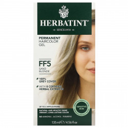 Herbatint, Стойкая гель-краска для волос, FF 5, песочный блонд, 135 мл (4,56 жидк. Унции)