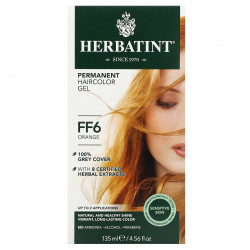 Herbatint, Перманентная гель-краска для волос, FF6 оранжевый, 135 мл (4,56 жидк. Унции)