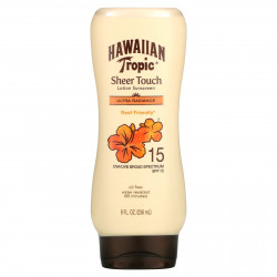 Hawaiian Tropic, Sheer Touch, Ultra Radiance, солнцезащитный лосьон с SPF 15, 236 мл