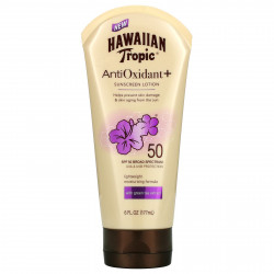 Hawaiian Tropic, Антиоксидант + солнцезащитный лосьон, SPF 50, 6 жидких унций (177 мл)