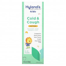 Hyland's Naturals, От простуды и кашля для детей, для детей от 2 до 12 лет, без добавок, 118 мл (4 жидк. Унции)