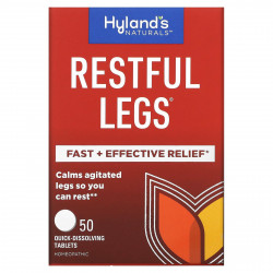 Hyland's Naturals, добавка для расслабления ног, 50 быстрорастворимых таблеток
