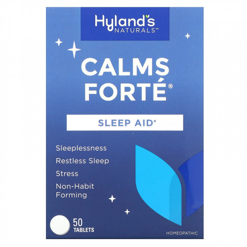 Hyland's Naturals, Calms Forté, средство для улучшения качества сна, 50 таблеток