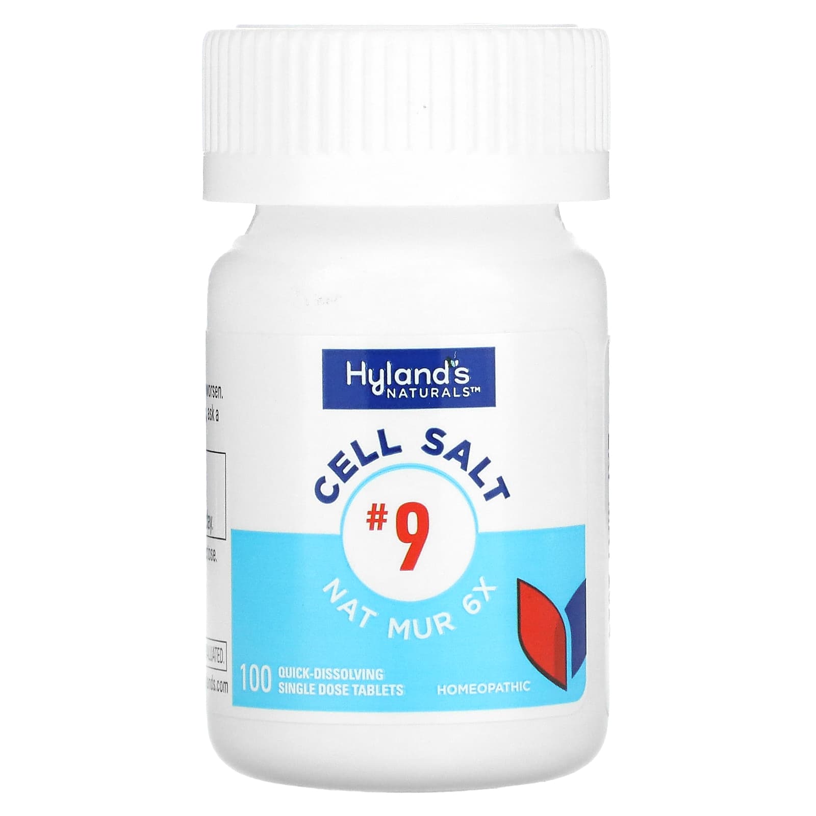 Hyland's Naturals, Cell Salt No 9, 100 быстрорастворимых отдельных таблеток