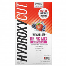 Hydroxycut, смесь для приготовления напитка для снижения веса, со вкусом лесных ягод, 21 пакетик по 2,5 г