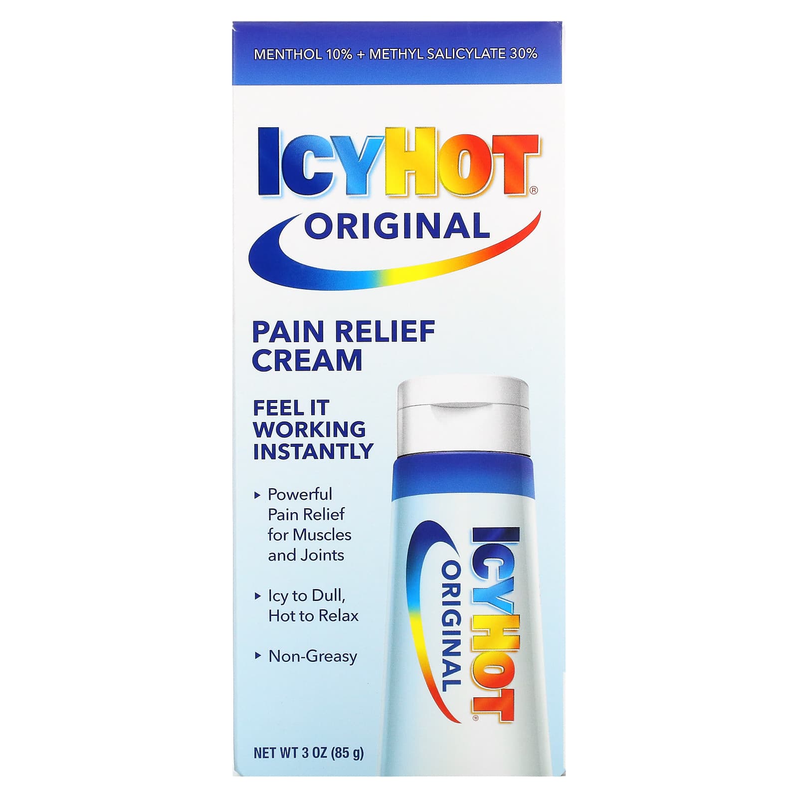 Icy Hot, Оригинальный обезболивающий крем, 3 унции (85 г)