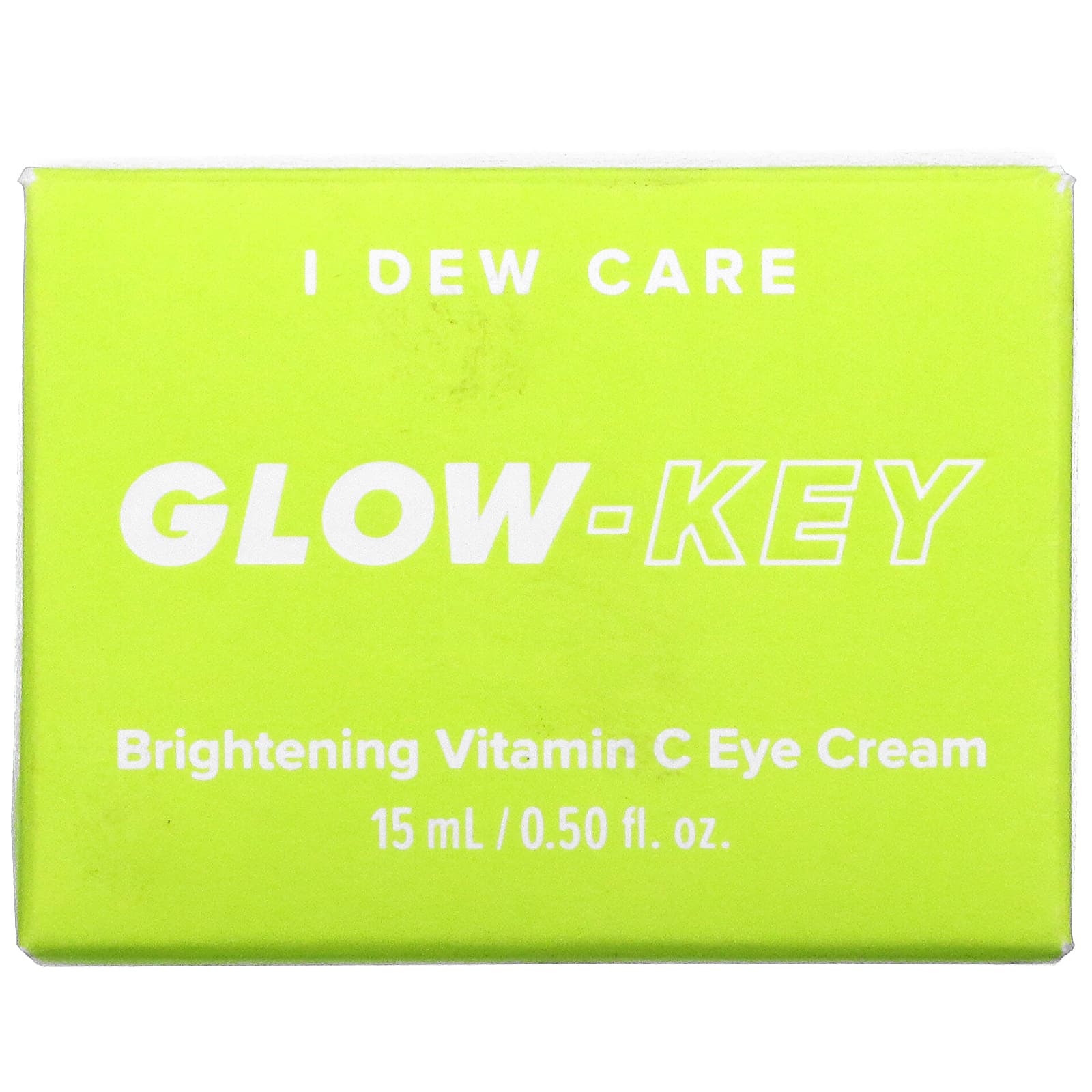 I Dew Care, Glow-Key, осветляющий крем для кожи вокруг глаз с витамином C, 15 мл (0,50 жидк. Унции)