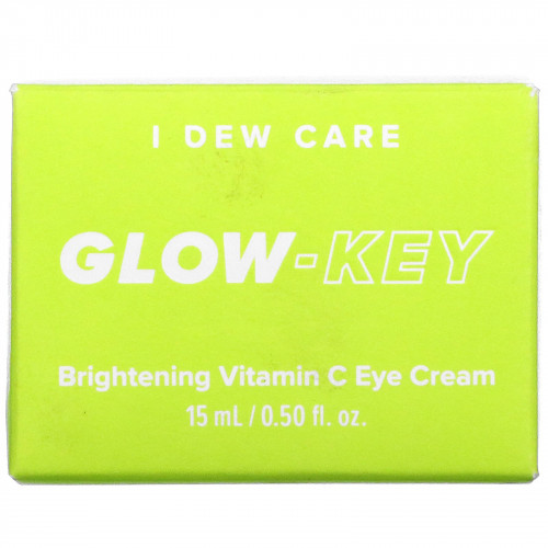 I Dew Care, Glow-Key, осветляющий крем для кожи вокруг глаз с витамином C, 15 мл (0,50 жидк. Унции)