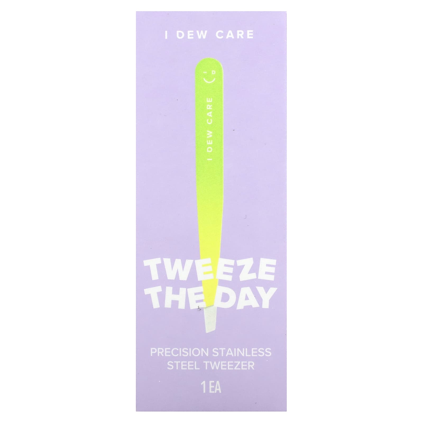 I Dew Care, Tweeze The Day, прецизионный пинцет из нержавеющей стали, 1 пинцет