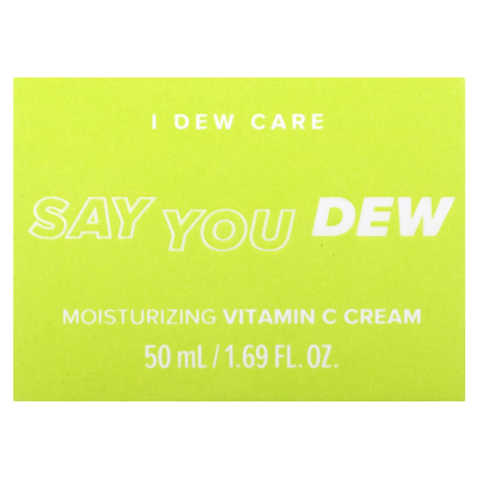 I Dew Care, Say You Dew, увлажняющий крем с витамином C, 50 мл (1,69 жидк. Унции)