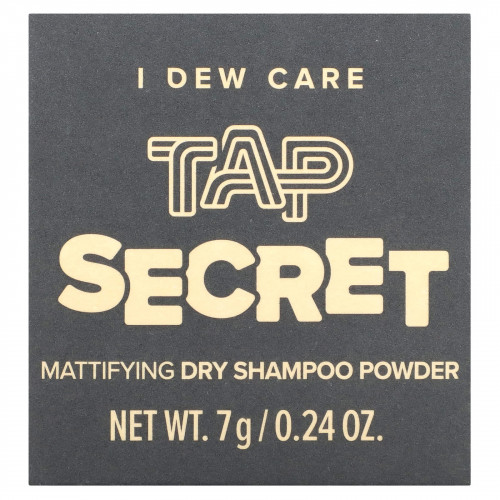I Dew Care, Tap Secret, Матирующий сухой шампунь, 7 г (0,24 унции)