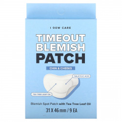 I Dew Care, Timeout Blemish Patch, для подбородка и щек, 9 патчей