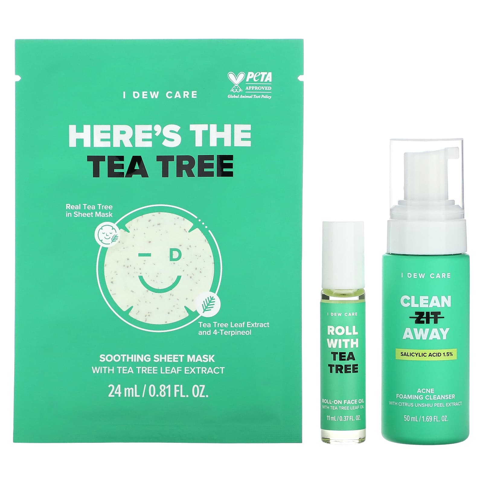 I Dew Care, Стартовый набор Tea Tree-O, 1 набор