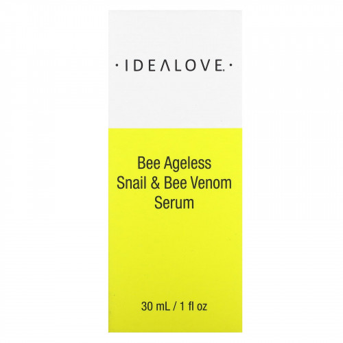 Idealove, Bee Ageless, сыворотка с улиткой и пчелиным ядом, 30 мл (1 жидк. Унция)
