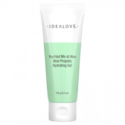 Idealove, You had me at Aloe, увлажняющий гель с алоэ и прополисом, 100 г (3,5 унции)