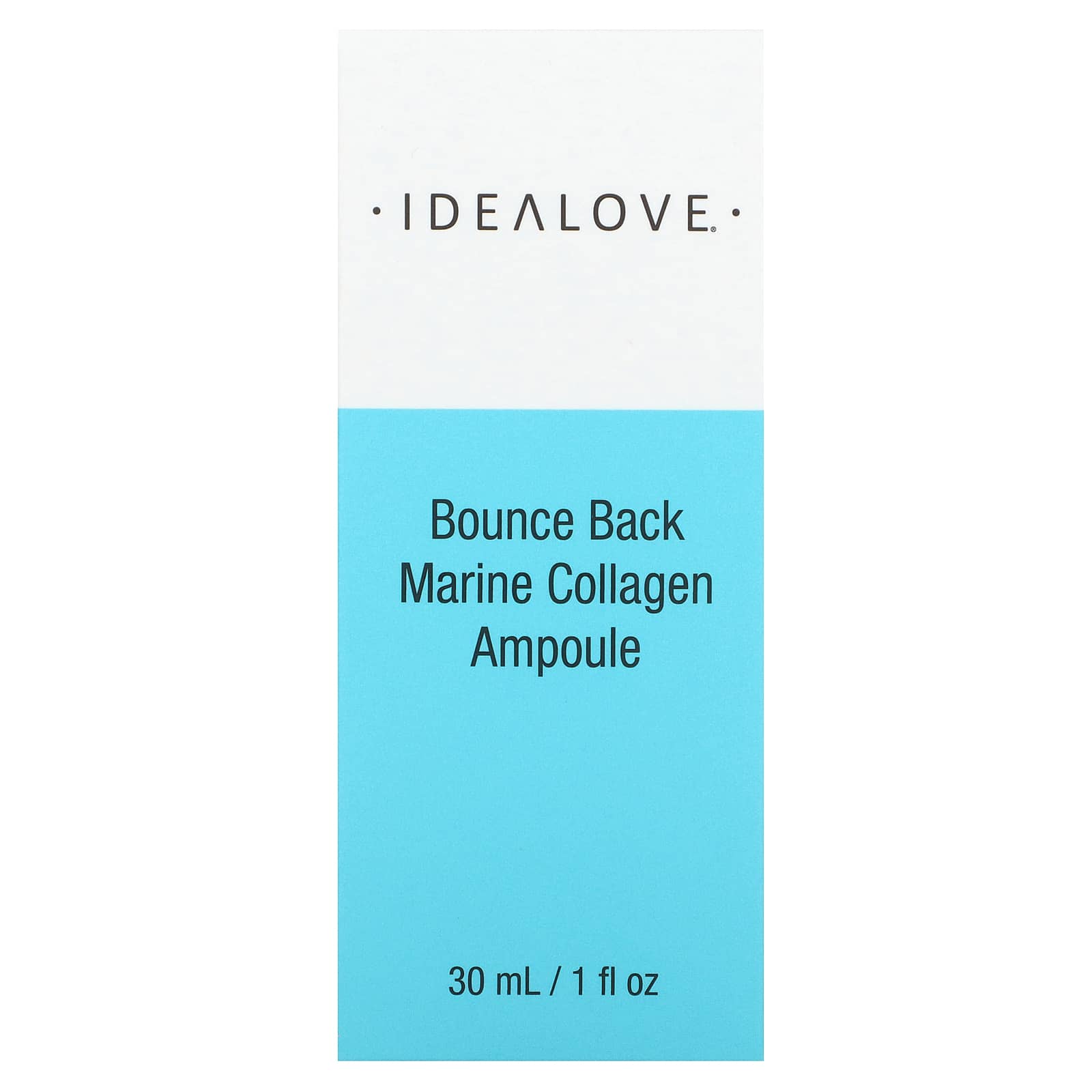 Idealove, Bounce Back, Marine Collagen Ampoule, сыворотка с морским коллагеном, 30 мл (1 жидк. унция)