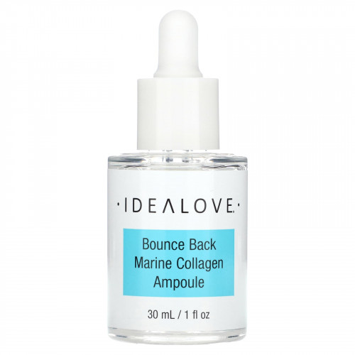 Idealove, Bounce Back, Marine Collagen Ampoule, сыворотка с морским коллагеном, 30 мл (1 жидк. унция)