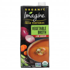 Imagine Soups, органический овощной бульон, с низким содержанием натрия, 946 мл (32 жидк. унции)