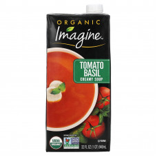 Imagine Soups, крем-суп, томат и базилик, 946 мл (32 жидк. унции)
