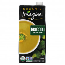 Imagine Soups, органический крем-суп, брокколи, 946 мл (32 жидк. унции)
