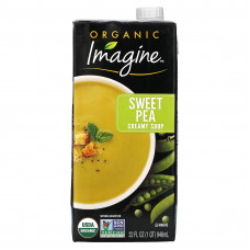 Imagine Soups, органический крем-суп, сладкий горошек, 946 мл (32 жидк. унции)