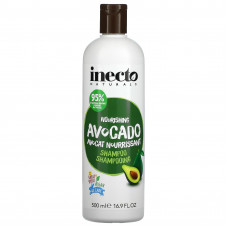 Inecto, Питательный шампунь с авокадо, 500 мл (16,9 жидк. Унции)