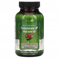 Irwin Naturals, Testosterone UP, для мужчин старше 40 лет, 60 мягких таблеток