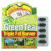 Applied Nutrition, Сжигатель жира с зеленым чаем, тройного действия, 30 жидких мягких таблеток
