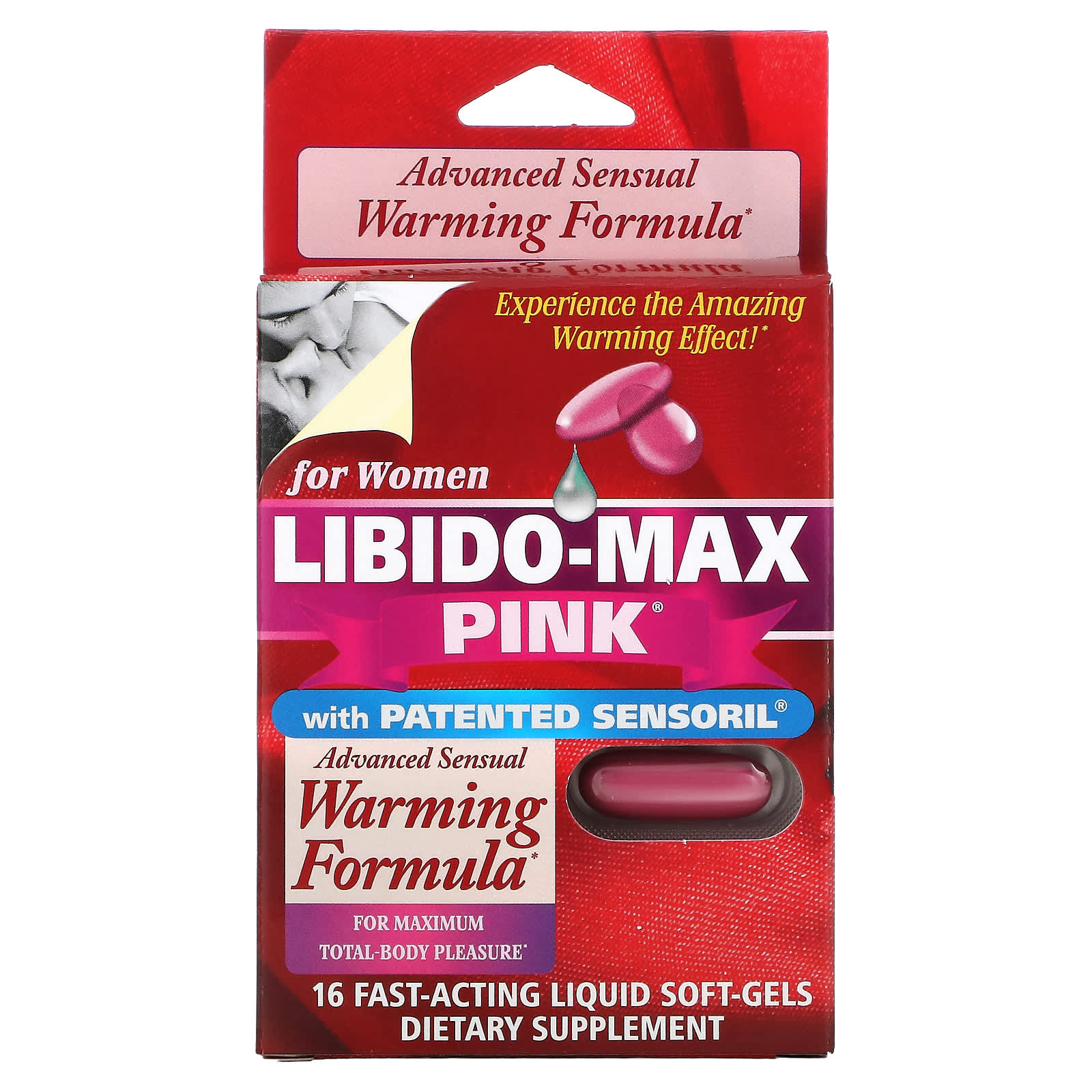 Applied Nutrition, Libido-Max Pink, для женщин, 16 мягких гелевых капсул быстрого действия