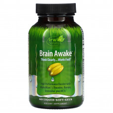 Irwin Naturals, Brain Awake, 60 жидких гелевых капсул
