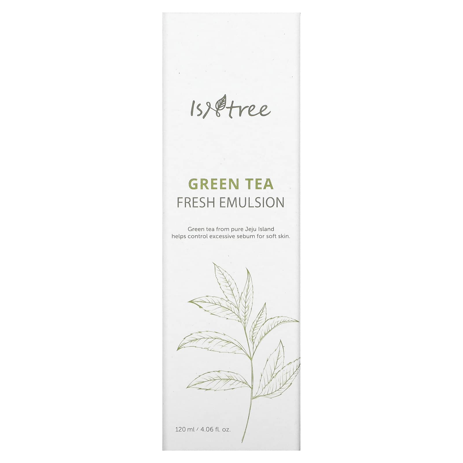 Isntree, Green Tea Fresh Emulsion, эмульсия, 120 мл (4,06 жидк. унции)