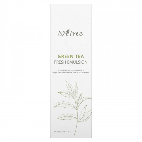 Isntree, Green Tea Fresh Emulsion, эмульсия, 120 мл (4,06 жидк. унции)