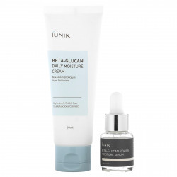 iUNIK, Beta-Glucan Edition Skin Care Set, Cream & Mini Serum, 2 Piece Set