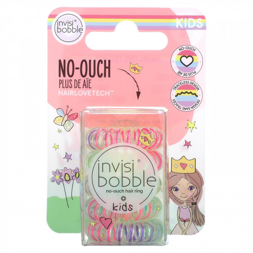 Invisibobble, Kids, кольцо для волос No Ouch, Magic Rainbow, 5 шт. / Упк.