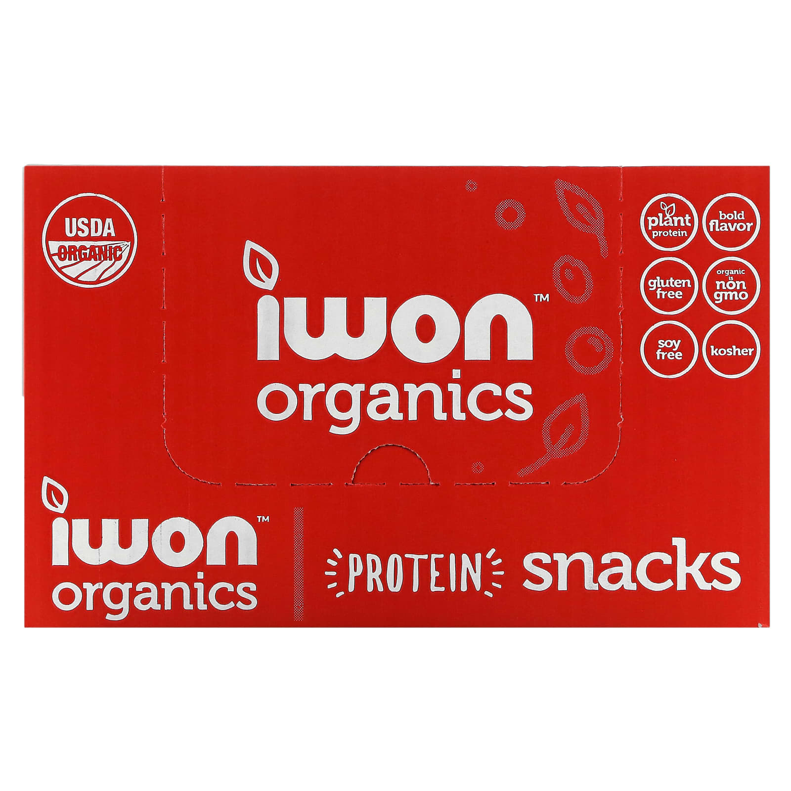 IWON Organics, Organics Protein Stix, острый сладкий перец, 8 пакетиков по 42 г (1,5 унции)