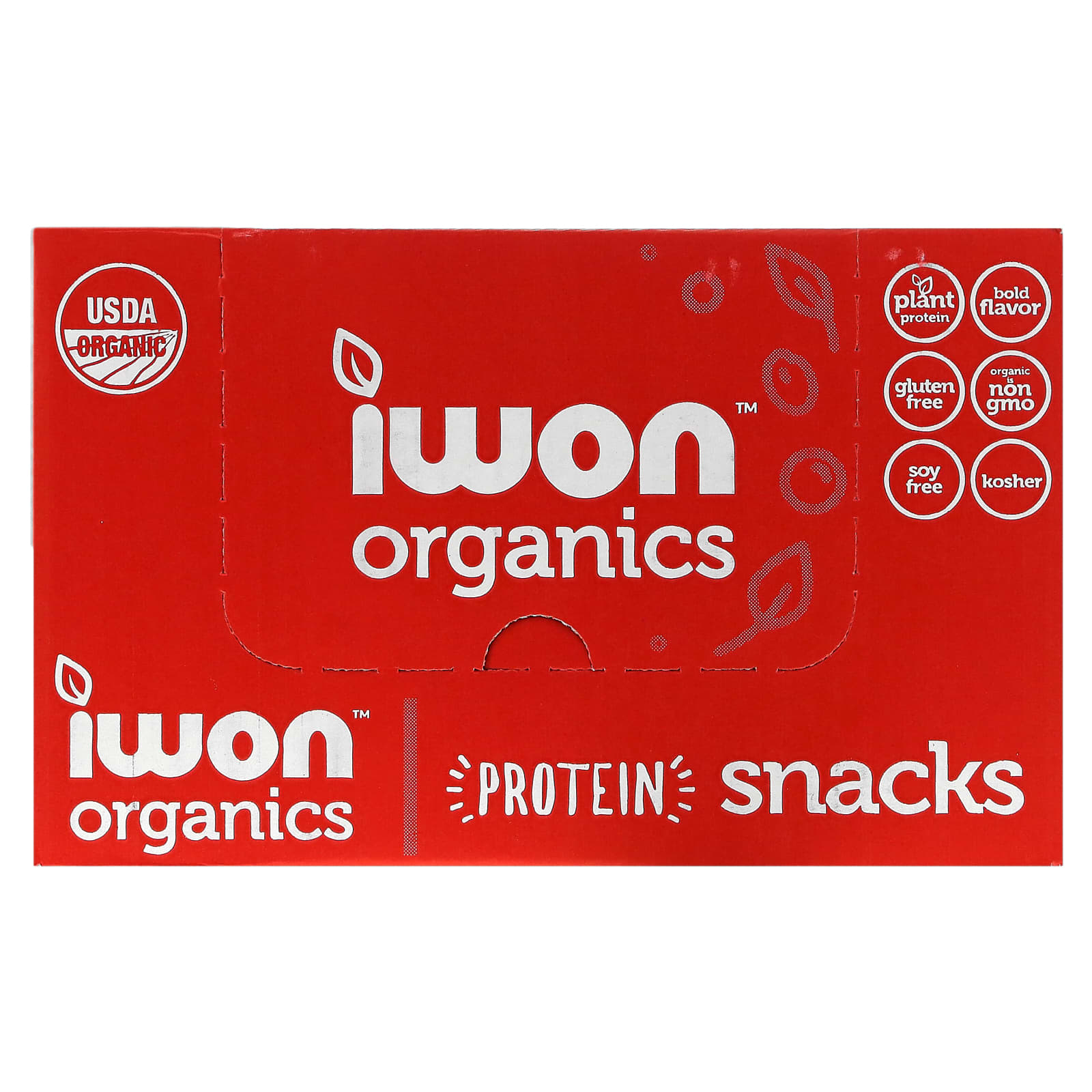 IWON Organics, Organics Protein Stix, Sweet Dijon, 8 пакетиков по 42 г (1,5 унции)