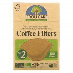 If You Care, Фильтры для кофе, размер No 2, 100 фильтров