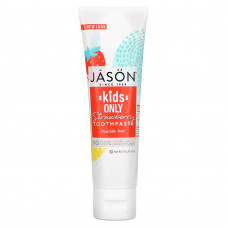 Jason Natural, Только для детей! Зубная паста с клубничным вкусом 119 г (4,2 унции)